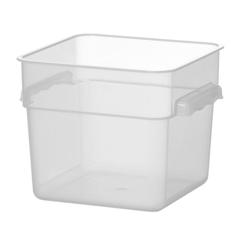 Maisto produktų konteineris su skirtuku, HENDI, 5,7L, 235x235x(H)180mm