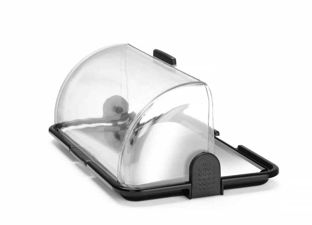 Maža „rolltop“ tipo vitrina, dviejų funkcijų, vienguba, HENDI, 465x315x(H)195mm