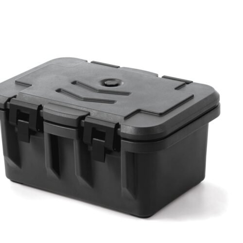 Išvažiuojamiesiems pokyliams skirtas GN 1/1-150 termokonteineris, užpildomas iš viršaus, AmerBox, GN 1/1, 630x460x(H)305mm