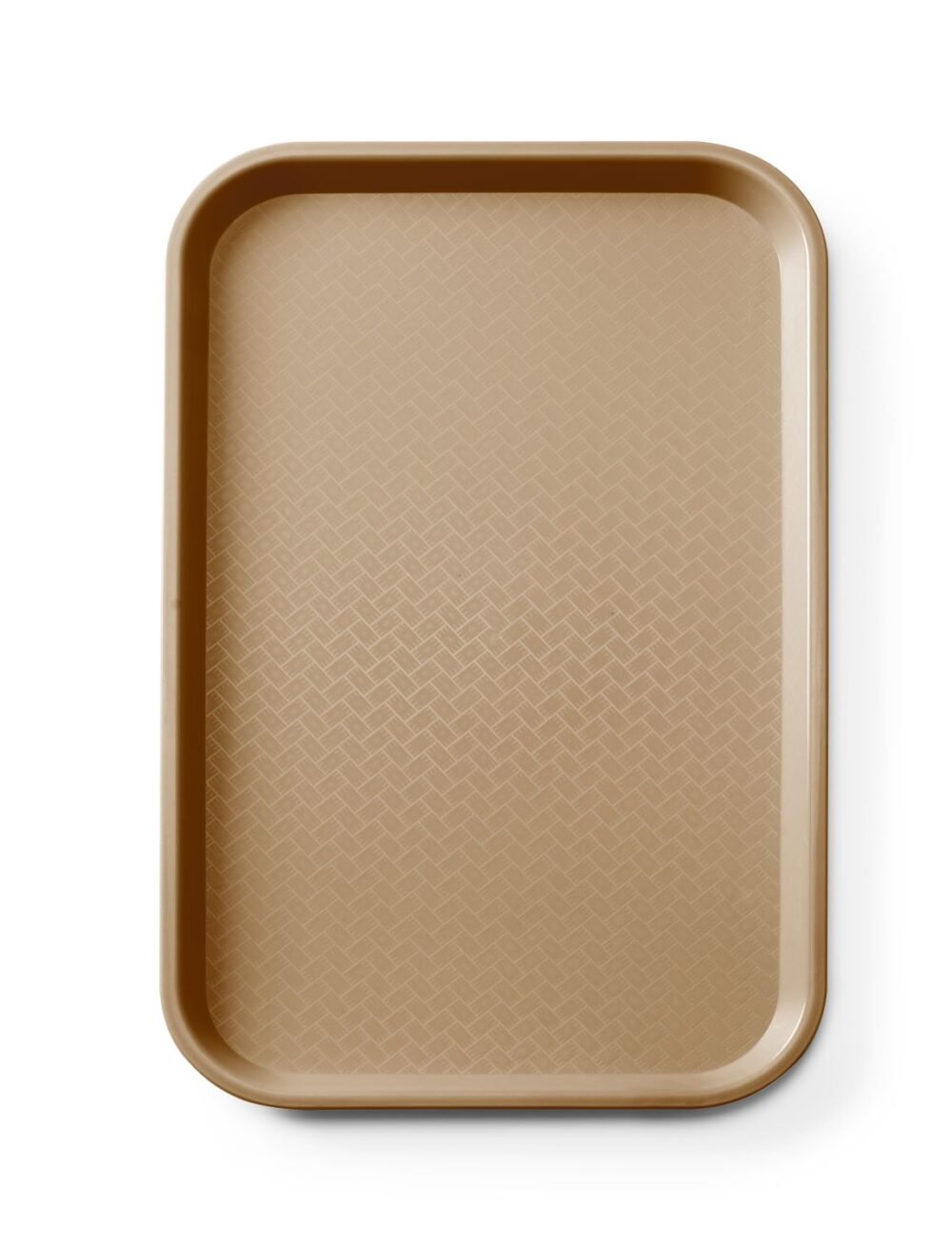 Polipropileno greito maisto padėklas GN 1/1, AmerBox, GN 1/1, Rudas, 530x325x(H)20mm