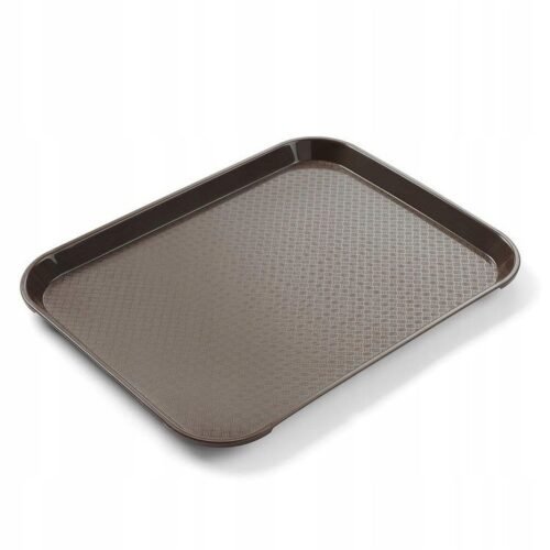 Mažas polipropileno padėklas Fast Food, HENDI, Rudas, 265x345x(H)20mm