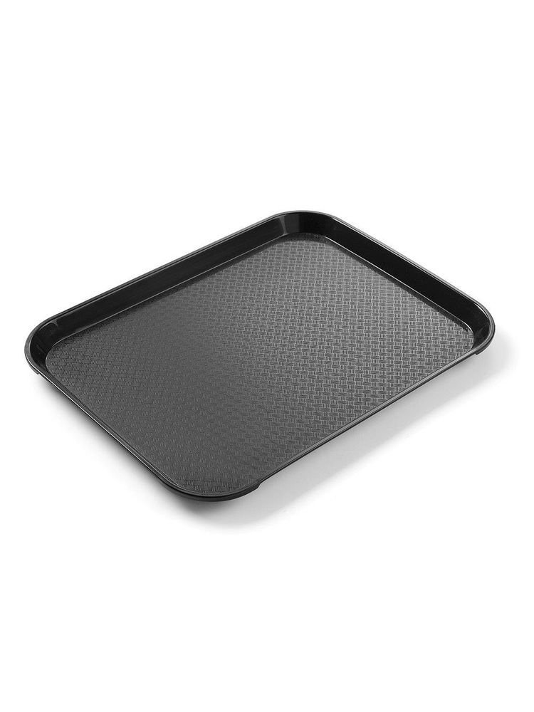 Mažas polipropileno padėklas Fast Food, HENDI, Juodas, 265x345x(H)20mm