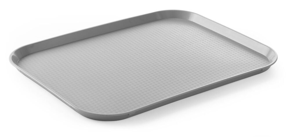 Didelis polipropileno padėklas Fast Food, HENDI, Šviesiai pilkas, 350x450x(H)20mm