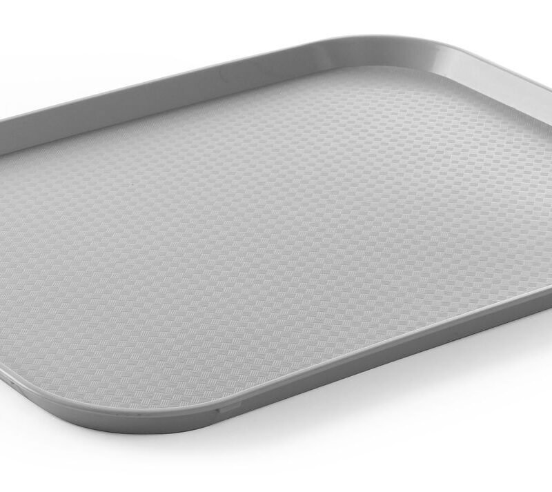 Didelis polipropileno padėklas Fast Food, HENDI, Šviesiai pilkas, 350x450x(H)20mm