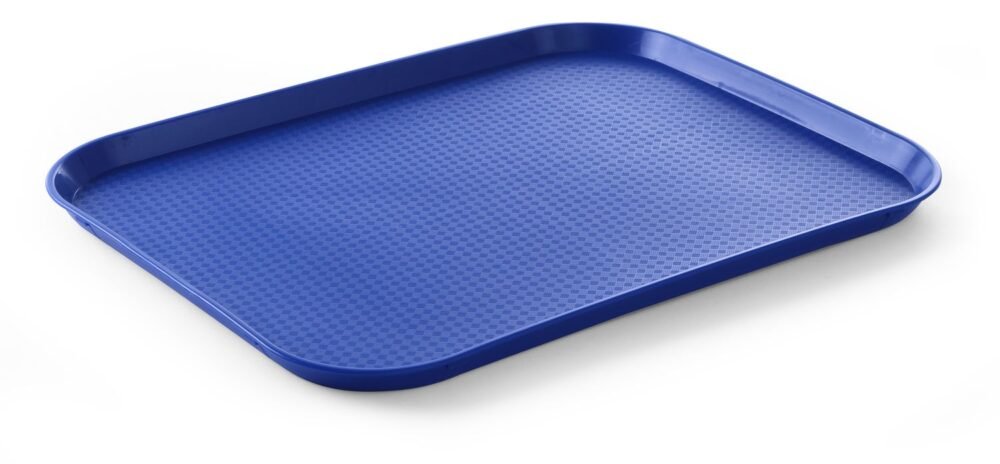 Didelis polipropileno padėklas Fast Food, HENDI, Mėlynas, 350x450x(H)20mm