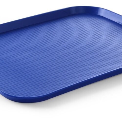 Didelis polipropileno padėklas Fast Food, HENDI, Mėlynas, 350x450x(H)20mm