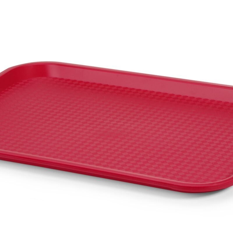 878910_OBW_2025_01_IMGP7802 Vidutinis polipropileno padėklas Fast Food, HENDI, Raudona, 305x415x(H)20mm