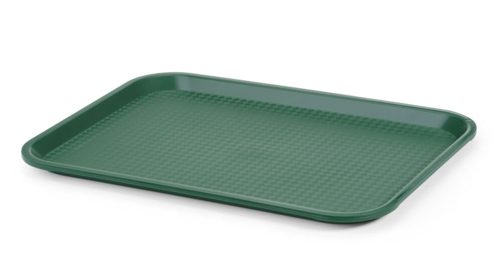 Vidutinis polipropileno padėklas Fast Food, HENDI, Žalia, 305x415x(H)20mm