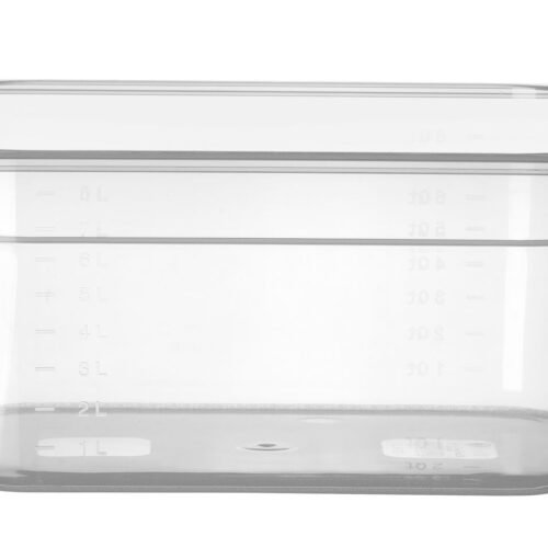 GN talpykla 1/2 Profi Line iš polipropileno, HENDI, Profi Line, GN 1/2, 9,5L, Permatomas, 325x265x(H)150mm