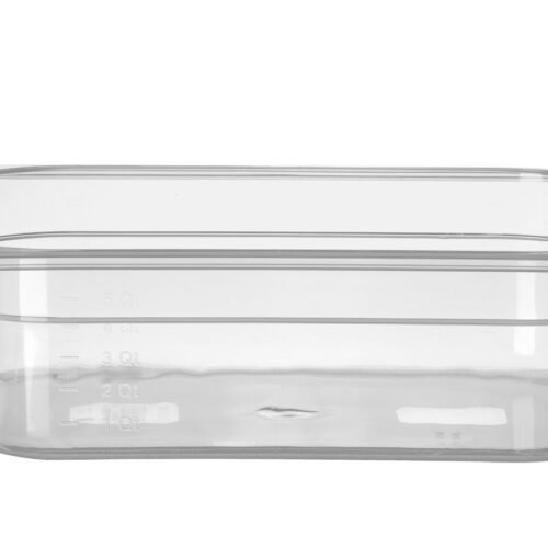 GN talpykla 1/2 Profi Line iš polipropileno, HENDI, Profi Line, GN 1/2, 6,5L, Permatomas, 325x265x(H)100mm