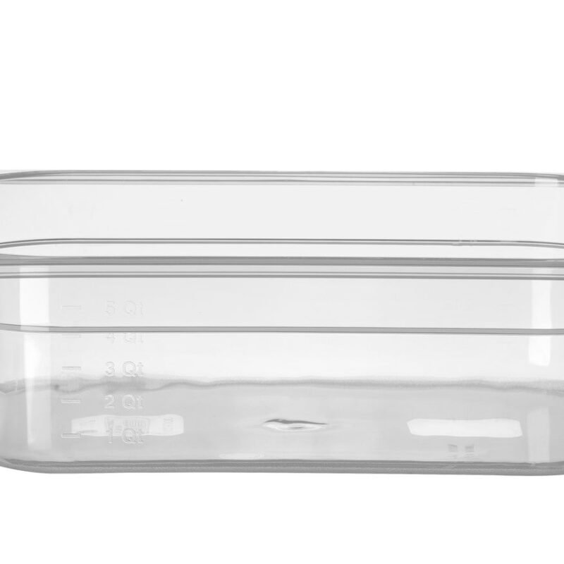 GN talpykla 1/2 Profi Line iš polipropileno, HENDI, Profi Line, GN 1/2, 6,5L, Permatomas, 325x265x(H)100mm
