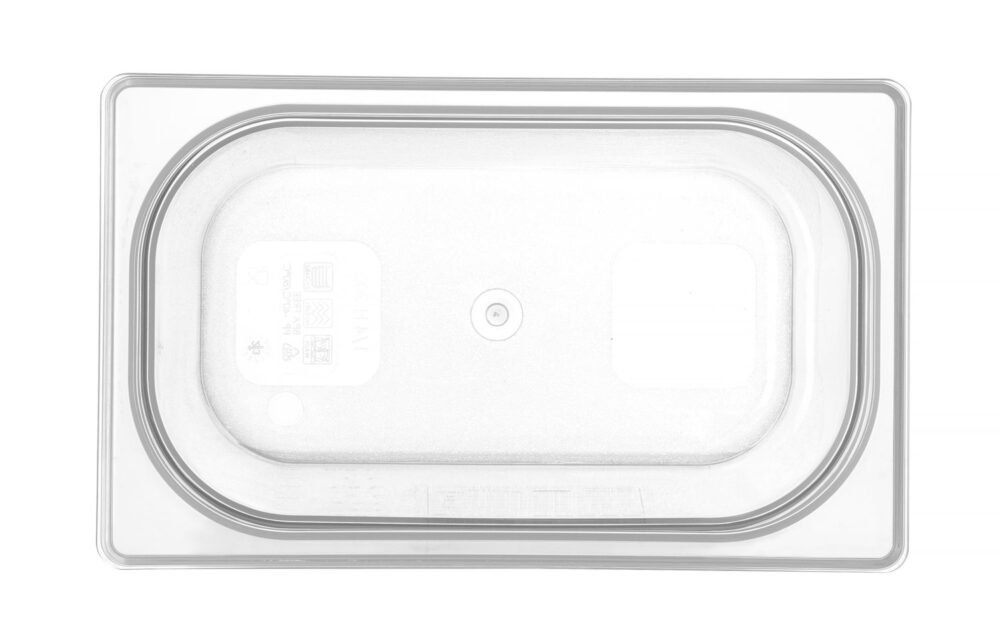 GN talpykla 1/4 RVASVT, HENDI, GN 1/4, 5,5L, Permatomas, 265x162x(H)200mm