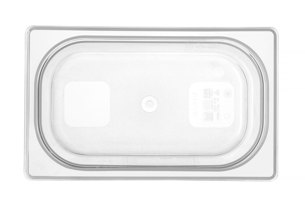 GN talpykla 1/4 RVASVT, HENDI, GN 1/4, 4L, Permatomas, 265x162x(H)150mm