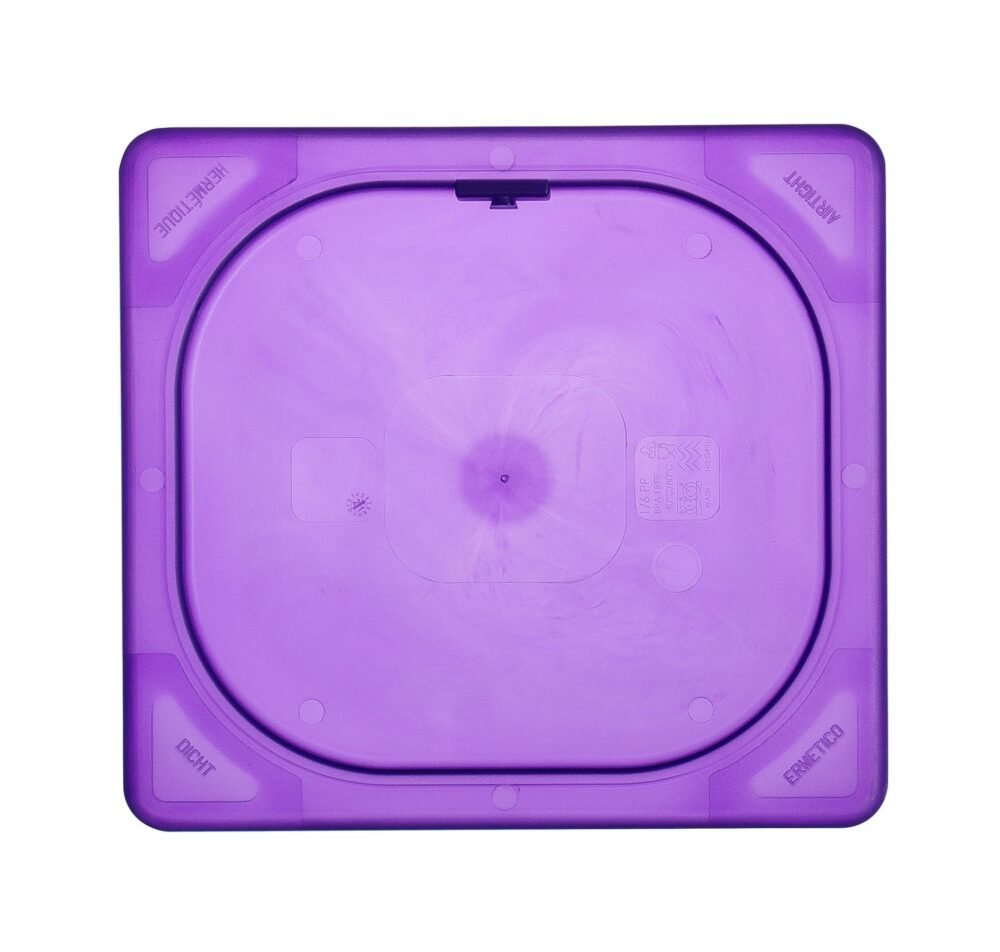 Gastro talpyklų GN dangtis, HENDI, GN 1/6, Violetinė, 176x162mm