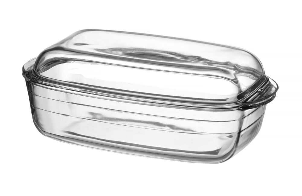 Karščiui atsparus indas su dangčiu OVENCHEF, Duralex, Permatomas, 370x215x(H)140mm