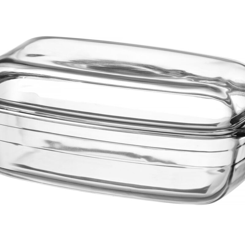 Karščiui atsparus indas su dangčiu OVENCHEF, Duralex, Permatomas, 370x215x(H)140mm