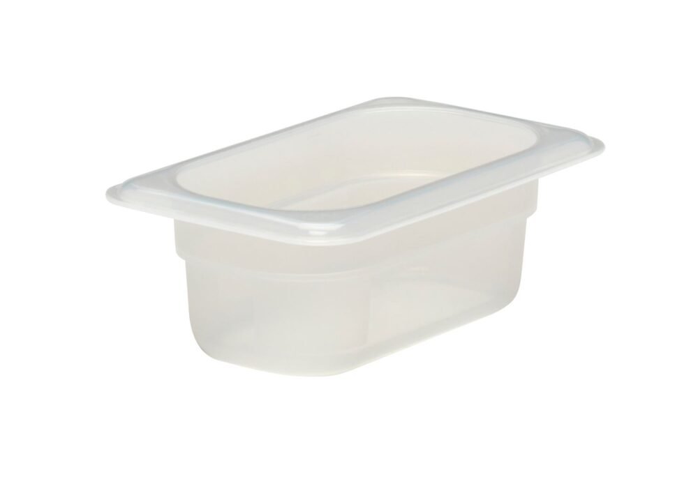 Konteineris GN 1/9 iš skaidraus polipropileno, Cambro, GN 1/9, 0,57L, Permatomas, 108x176x(H)65mm