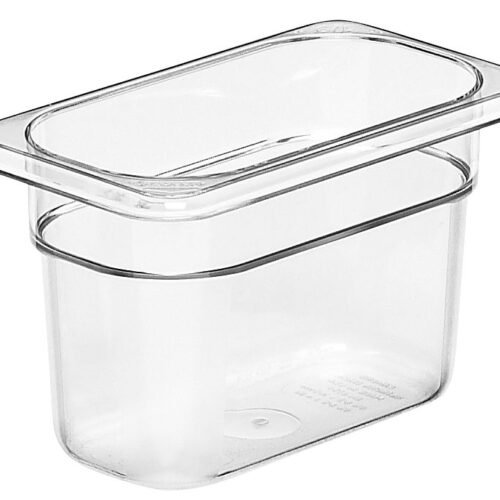 Konteineris Camwear GN 1/9 iš polikarbonato, Cambro, GN 1/9, 0,85L, Permatomas, 108x176x(H)100mm