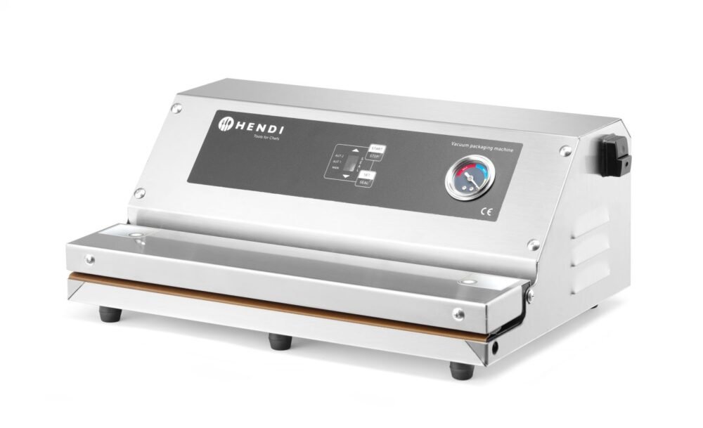 970362 Vakuuminė pakavimo mašina – bekamerė, HENDI, Profi Line, komplekte 2 ritiniai, 230V/250W, 383x293x(H)175mm