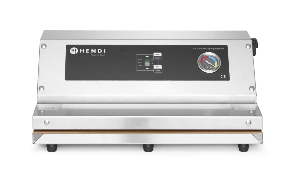 970362_1 Vakuuminė pakavimo mašina – bekamerė, HENDI, Profi Line, komplekte 2 ritiniai, 230V/250W, 383x293x(H)175mm