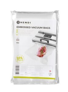 Maišeliai produktams laikyti, kamerinėms vakuuminėms pakavimo mašinoms, HENDI, 100 vnt., 200x140mm