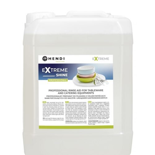 „Extreme Shine Professional“ skalavimo priemonė stalo reikmenims ir maitinimo įrangai, HENDI, 10 l