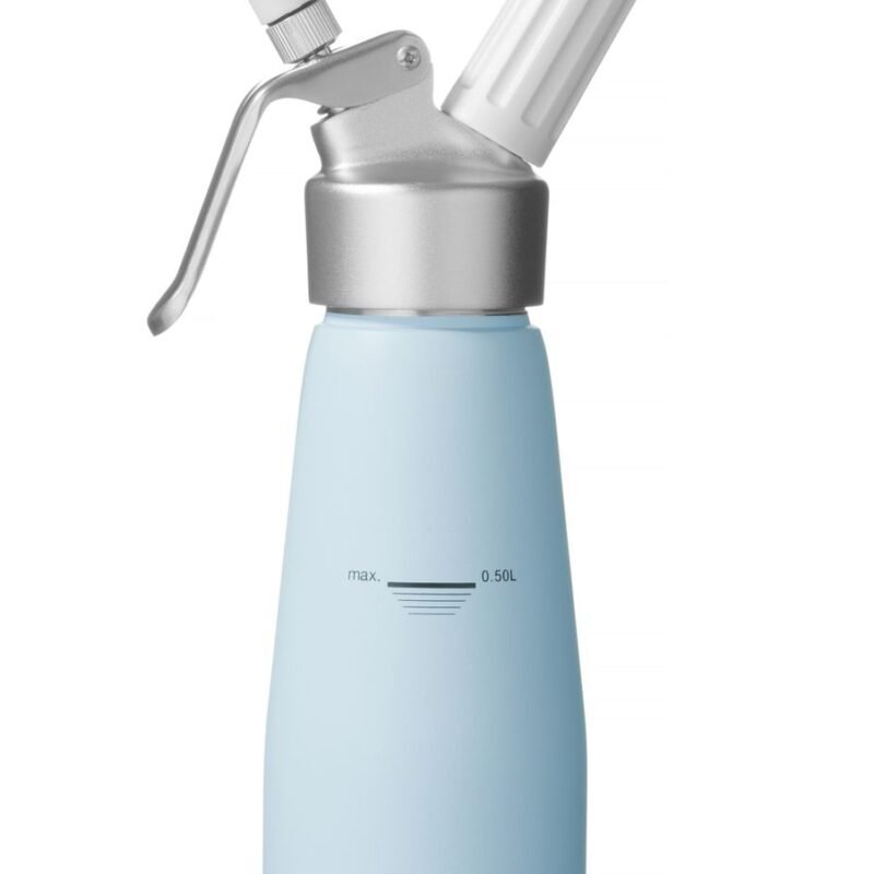 Grietinėlės plakiklis, HENDI, 0,5L, Pastelinė mėlyna, ⌀80x(H)260mm