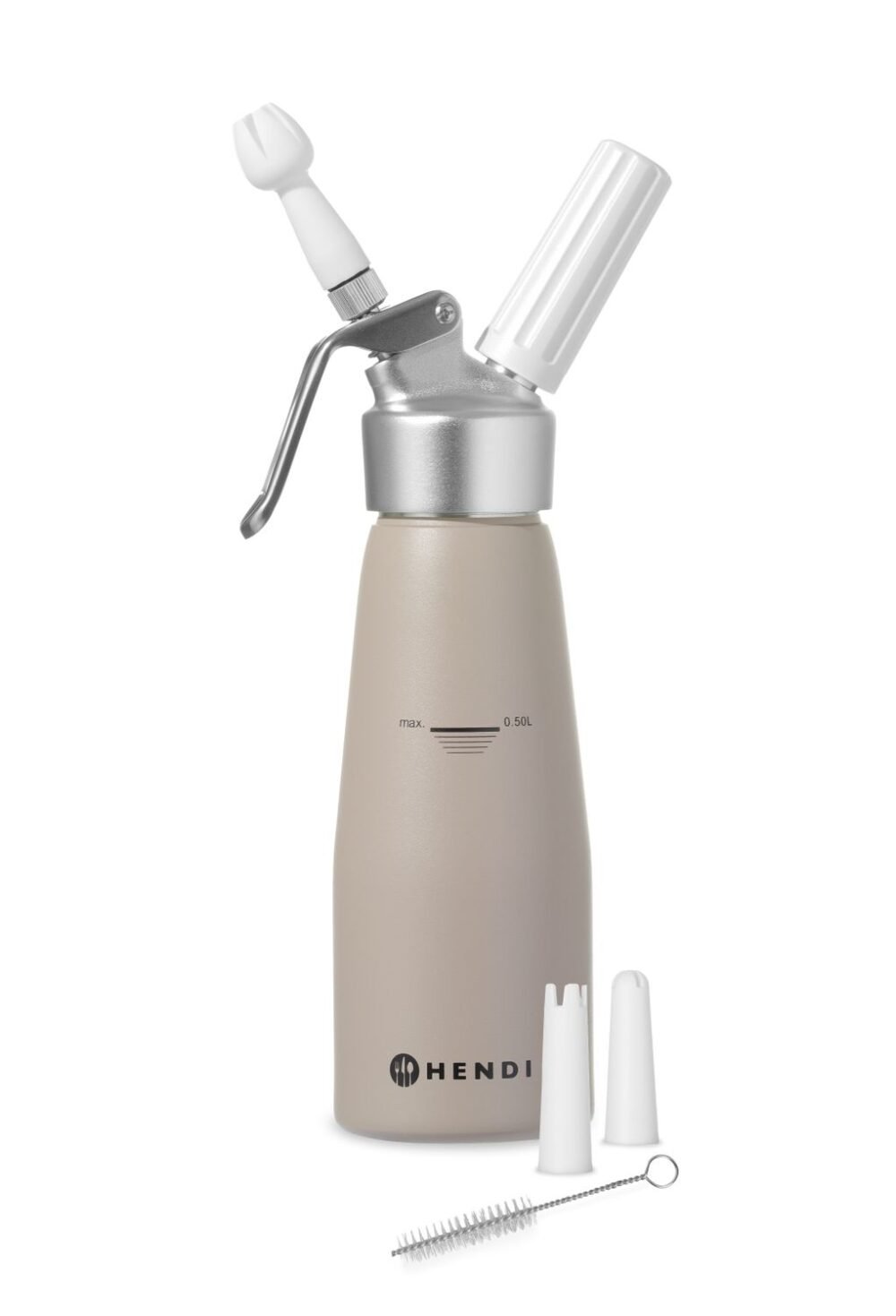 Grietinėlės plakiklis, HENDI, 0,5L, Taupe, ⌀80x(H)260mm