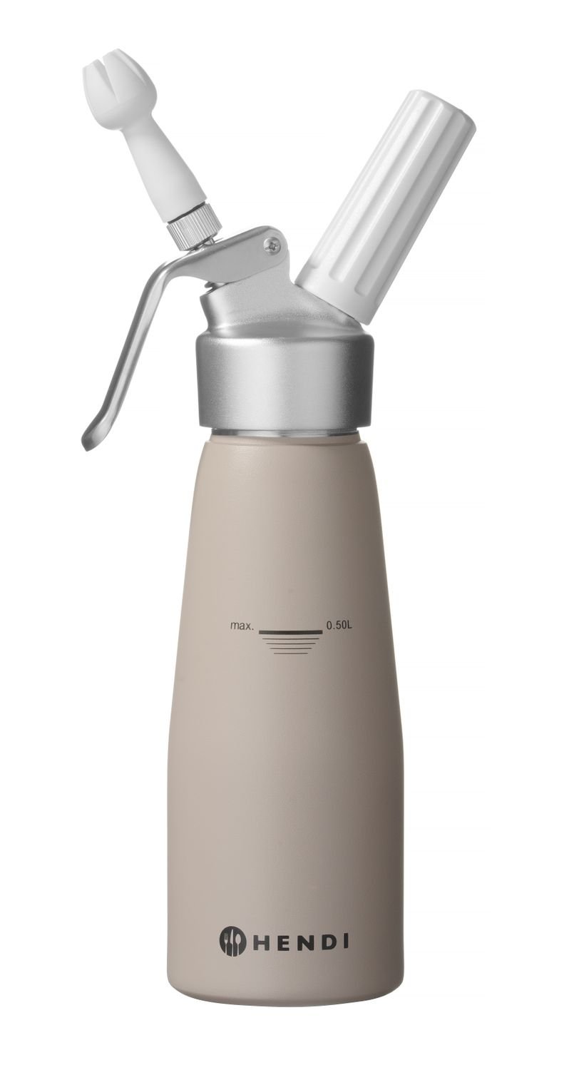 Grietinėlės plakiklis, HENDI, 0,5L, Taupe, ⌀80x(H)260mm