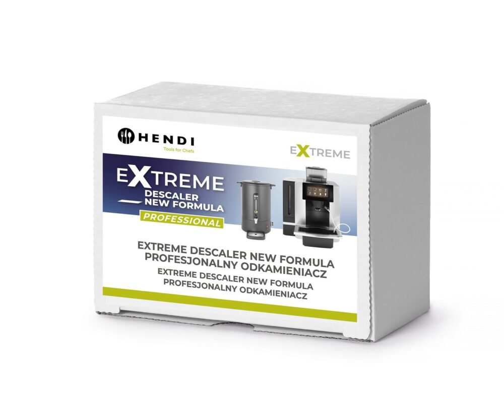 Naujos formulės Extreme Descaler, profesionali nuosėdų šalinimo priemonė – 30 tablečių pakuotėje, HENDI, 30 tabletės