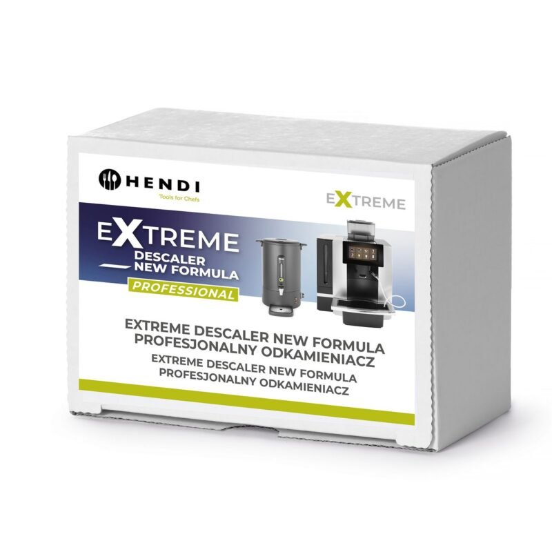 Naujos formulės Extreme Descaler, profesionali nuosėdų šalinimo priemonė – 30 tablečių pakuotėje, HENDI, 30 tabletės