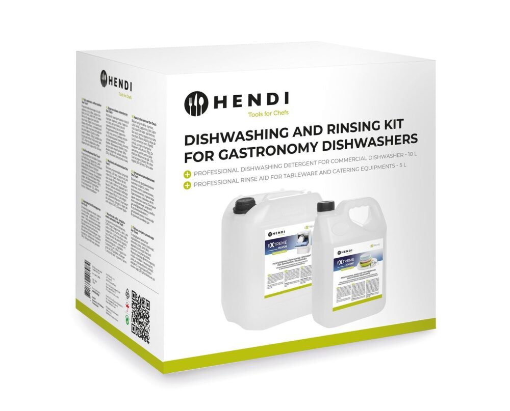Ypatingas plovimas ir blizgesys profesionalus rinkinys, HENDI, 10 l + 5 l