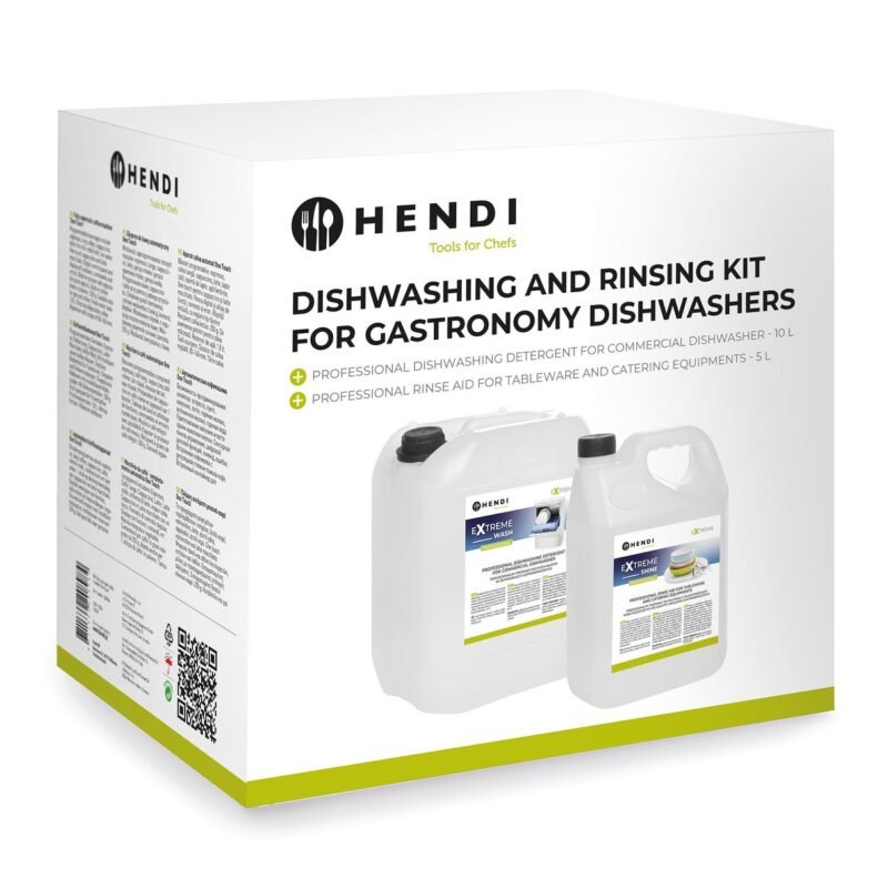 Ypatingas plovimas ir blizgesys profesionalus rinkinys, HENDI, 10 l + 5 l
