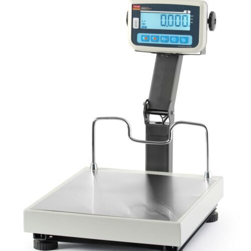 LCD platformos svarstyklės su sulankstomu stovu ir legalizacija, EKO+ linija, 60 kg, TEM, 350x400x(H)522mm