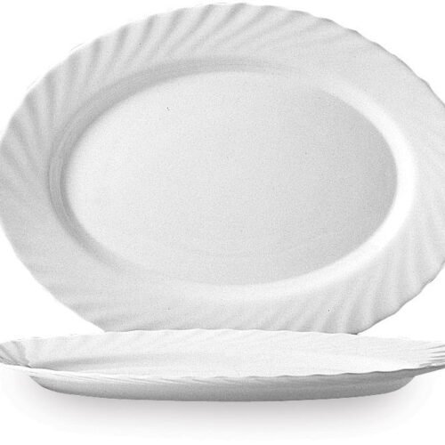Ovalo formos lėkštė Trianon, Arcoroc, 290 mm, Balta, 290x214x(H)22mm