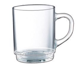 Puodelis Bock, Arcoroc, 250 ml, 0,25L, Permatomas, 6 vnt., ⌀68x(H)89mm