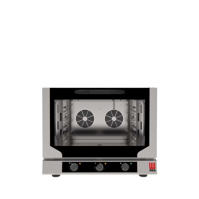 Konvekcinė garinė kepimo orkaitė Evolution Next 4x 530x325 mm GN 1/1, elektrinė, su elektromechaniniu valdymu, Tecnoeka, GN 1/1, 400V/6400W, 784x752x(H)634mm