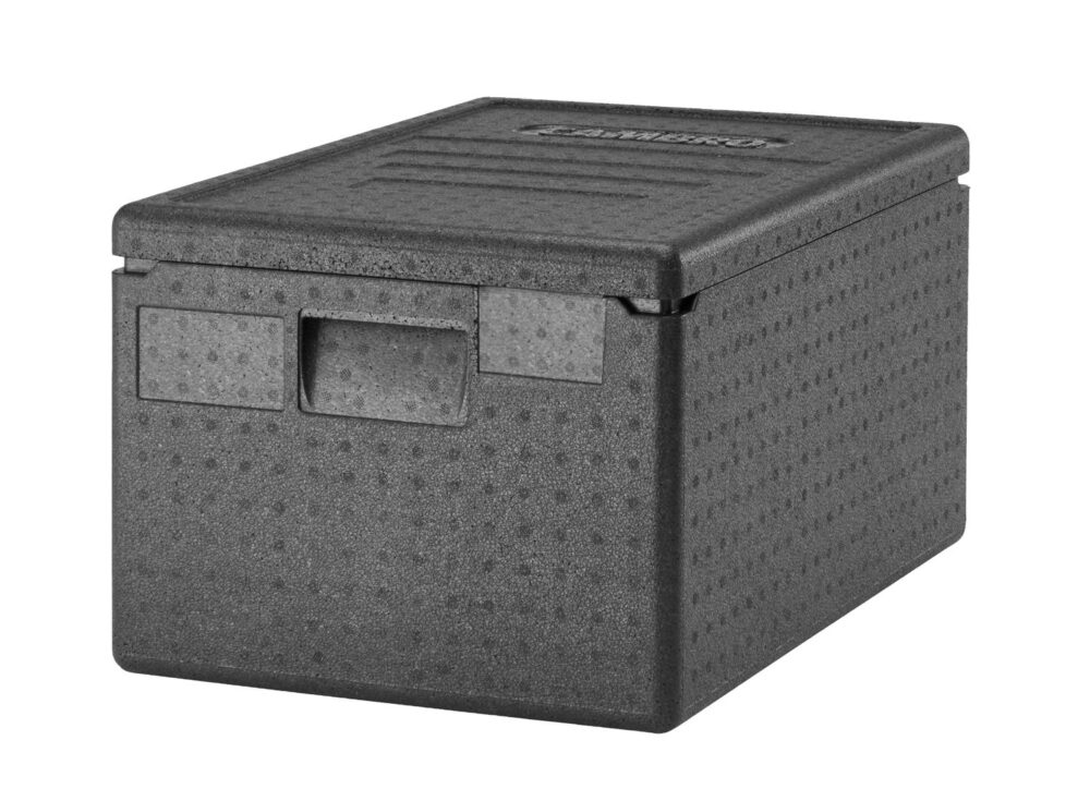 Termoizoliacinis konteineris Cam GoBox 46 L, Cambro, GN 1/1, Juodas, 600x400x(H)316mm