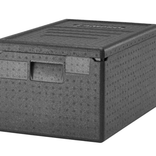 Termoizoliacinis konteineris Cam GoBox 46 L, Cambro, GN 1/1, Juodas, 600x400x(H)316mm