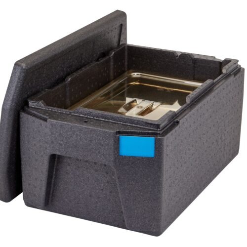 Termoizoliacinis konteineris Cam GoBox, įkraunamas iš viršaus, GN 1/1, 46 l, Cambro, Juodas, 680x400x(H)321mm