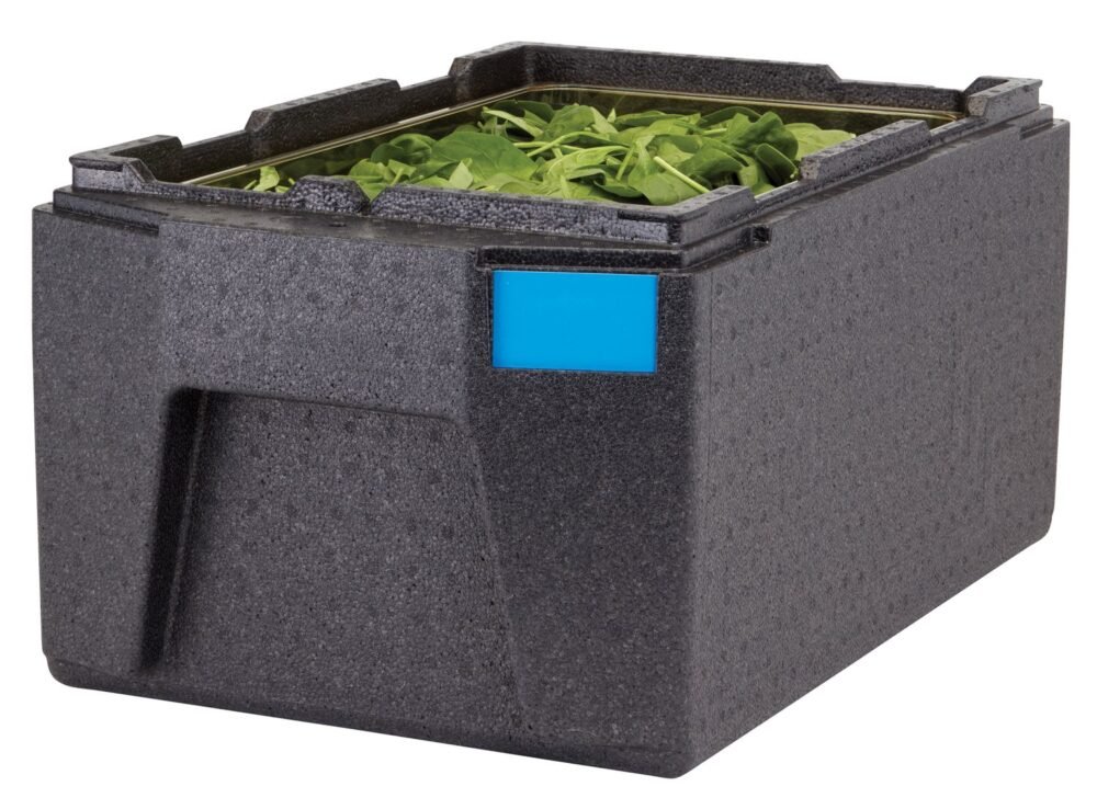 Termoizoliacinis konteineris Cam GoBox, įkraunamas iš viršaus, GN 1/1, 46 l, Cambro, Juodas, 680x400x(H)321mm