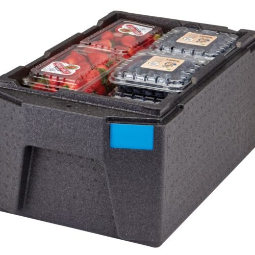 Termoizoliacinis konteineris Cam GoBox, įkraunamas iš viršaus, GN 1/1, 46 l, Cambro, Juodas, 680x400x(H)321mm