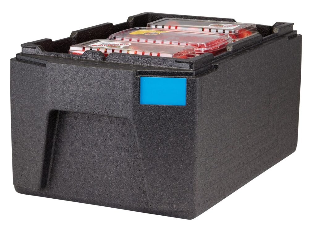 Termoizoliacinis konteineris Cam GoBox, įkraunamas iš viršaus, GN 1/1, 46 l, Cambro, Juodas, 680x400x(H)321mm