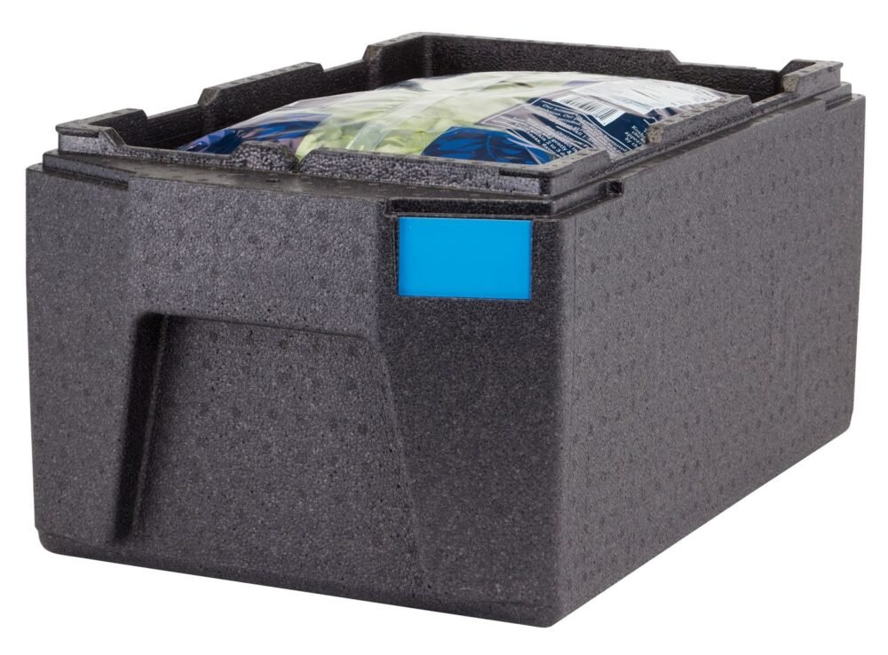 Termoizoliacinis konteineris Cam GoBox, įkraunamas iš viršaus, GN 1/1, 46 l, Cambro, Juodas, 680x400x(H)321mm