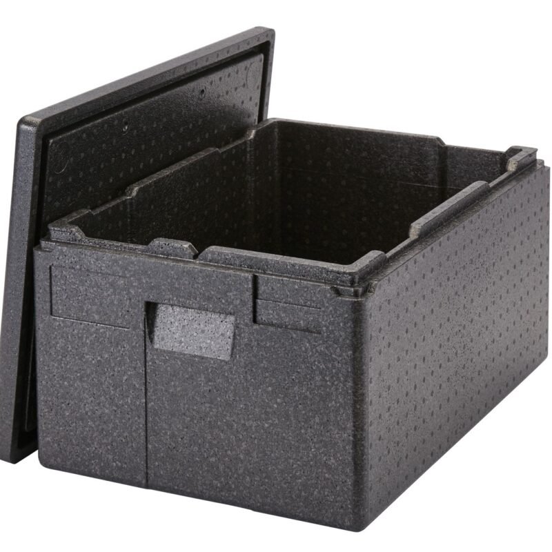 Termoizoliacinis konteineris Cam GoBox, įkraunamas iš viršaus, GN 1/1, Cambro, Juodas, 610x430x(H)320mm