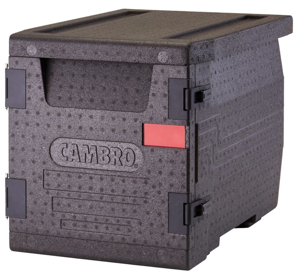 Termoizoliacinis konteineris Cam GoBox, įkraunamas iš priekio, GN 1/1, 60 l, Cambro, GN 1/1, 60L, Juodas, 640x440x(H)475mm