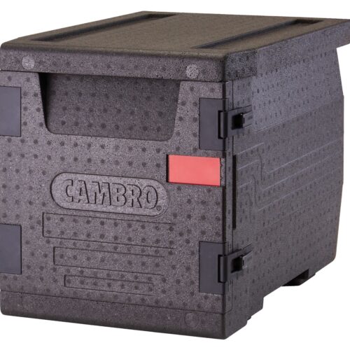 Termoizoliacinis konteineris Cam GoBox, įkraunamas iš priekio, GN 1/1, 60 l, Cambro, GN 1/1, 60L, Juodas, 640x440x(H)475mm
