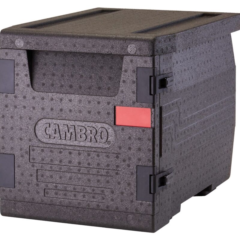 Termoizoliacinis konteineris Cam GoBox, įkraunamas iš priekio, GN 1/1, 60 l, Cambro, GN 1/1, 60L, Juodas, 640x440x(H)475mm
