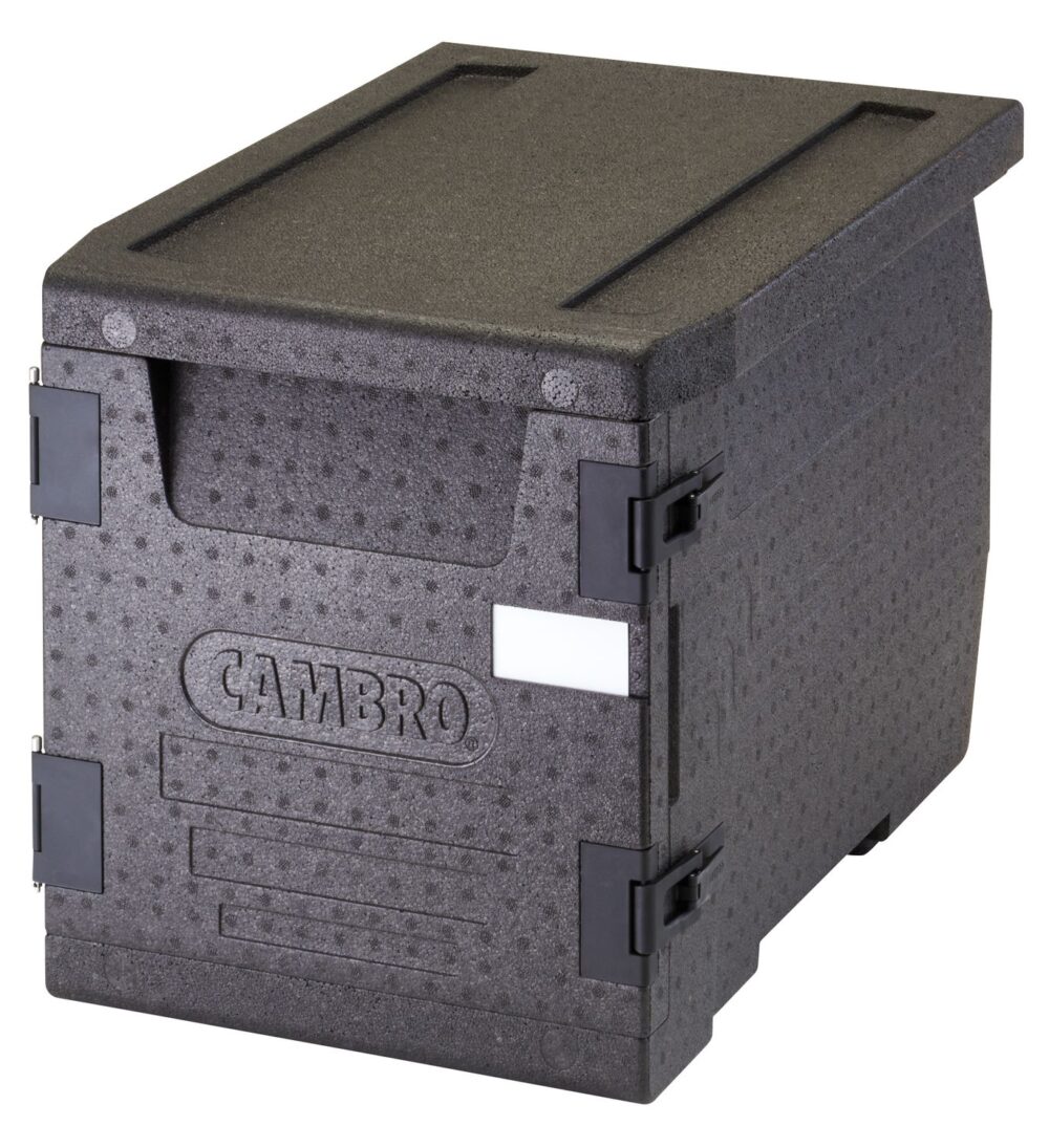 Termoizoliacinis konteineris Cam GoBox, įkraunamas iš priekio, GN 1/1, 60 l, Cambro, GN 1/1, 60L, Juodas, 640x440x(H)475mm