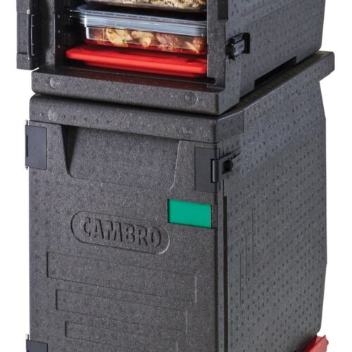 Termoizoliacinis konteineris Cam GoBox, įkraunamas iš priekio, GN 1/1, 60 l, Cambro, GN 1/1, 60L, Juodas, 640x440x(H)475mm